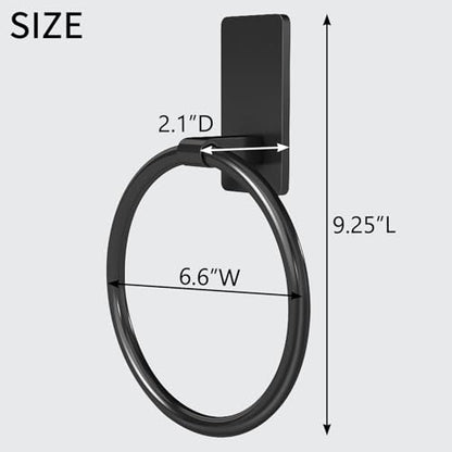 Towel Ring Hand Towel Holder for Bathroom Wall Mounted