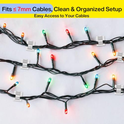 70 Pcs] Adhesive Cable Clips