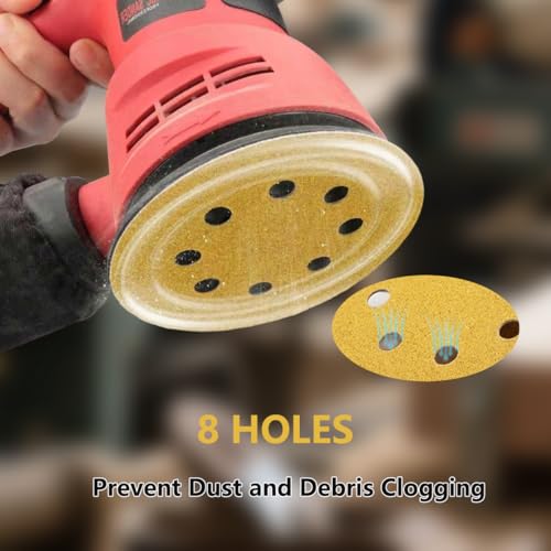 105 PCS 5 Inch Sanding Discs