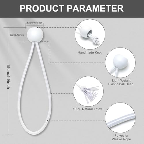 30PCS Ball Bungee Cords