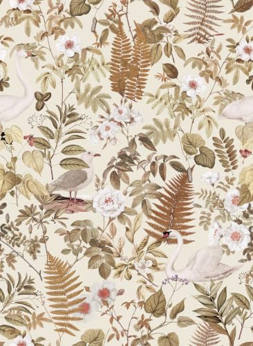 Wallpaper Peel and Stick Removable Renter Friendly Contact Paper Flower wall murals for Home Decor