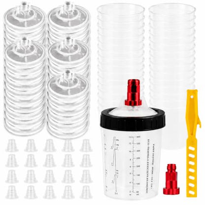 Disposable Paint Spray Gun Cup System