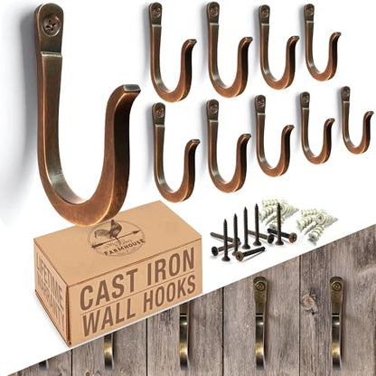 Black Cast Iron Spike 10 Pack