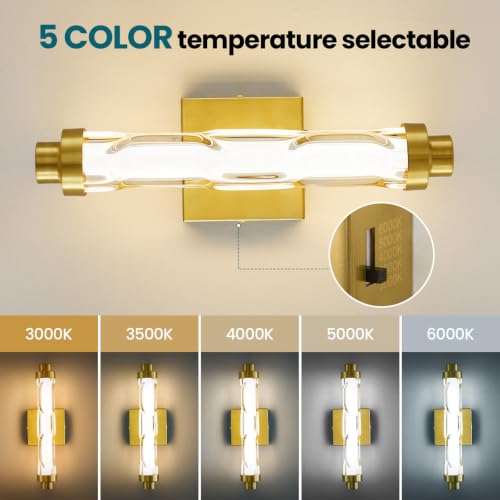 Wall Sconces Set of Two (Gold / 16-Inch-2Pack)