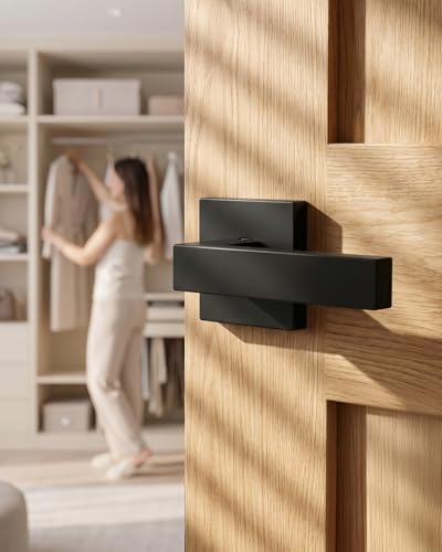 Matte Black Passage Door Handles Interior (Matte Black)