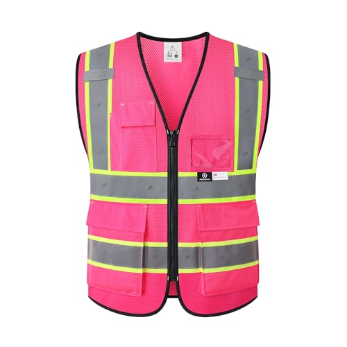 Safety Vest for Men Women Reflective Construction Vest