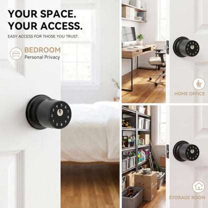 Smart Fingerprint Door Knob