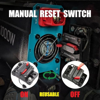 50 Amp DC Circuit Breaker 12V