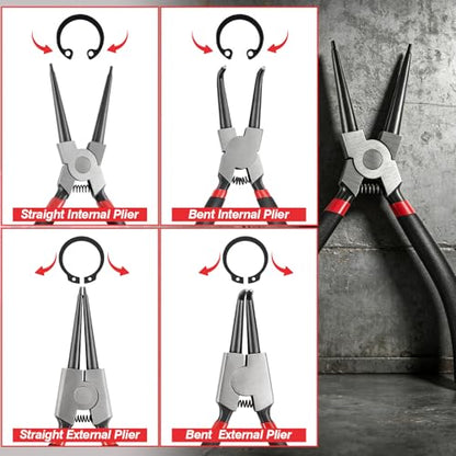 Snap Ring Pliers Set Cr