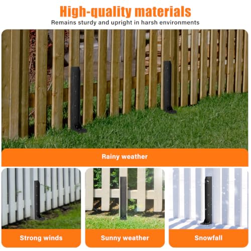 6 Pcs Fence Post Repair Kit