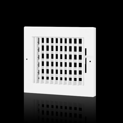 6x6 Air Vent Cover for Wall 6x6 Duct (6"Wx6"H)
