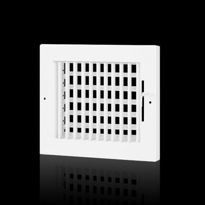 6x6 Air Vent Cover for Wall 6x6 Duct (6"Wx6"H)