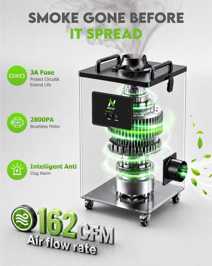 Laser Fume Extractor with≤60W Laser (Large)
