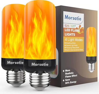 Upgraded LED Flame Light Bulbs