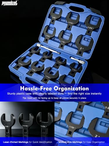 Jumbo Crowfoot Wrench Set