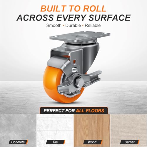 3 Inch Caster Wheels