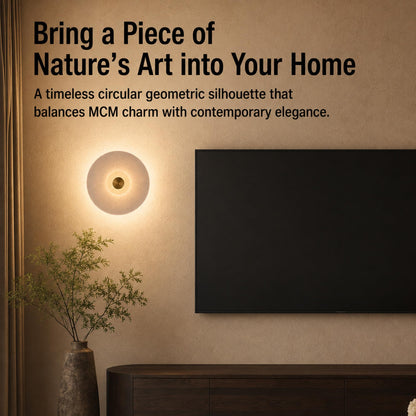 Natural Spanish Alabaster Wall Sconce (Spanish Alabaster)