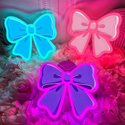 3 PCS Flower Neon Sign Dimmable UV