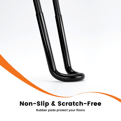 Set of 4 Folding Hairpin Table Legs Heavy Duty Metal Legs 28 Inch (Black / 28 Inch/720mm)