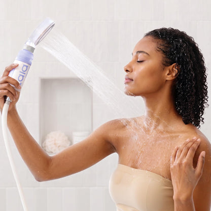 High Pressure Aromatherapy Filtered Shower Head with Handheld (Iris Dream set)