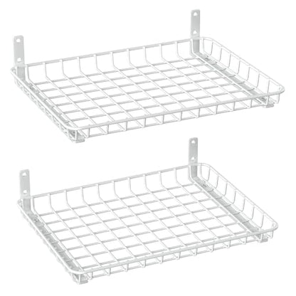 Wall Mounted Storage Shelves (White)