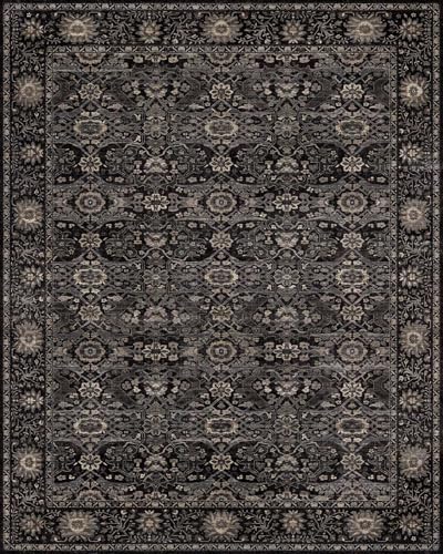 2x3 Entryway Rug Grey Washable Vintage Rugs for Entryway Kitchen Low Pile Non