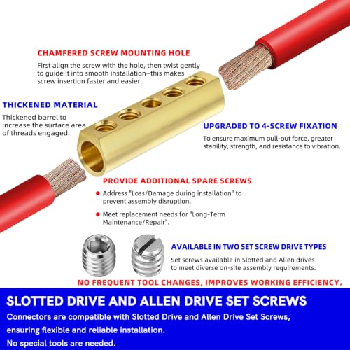 Mechanical Screw Splice Connectors