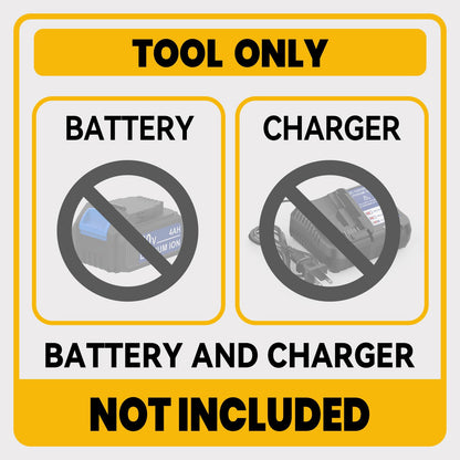 Cordless Reciprocating Saw Compatible with Dewalt 20V Battery (Light Yellow)