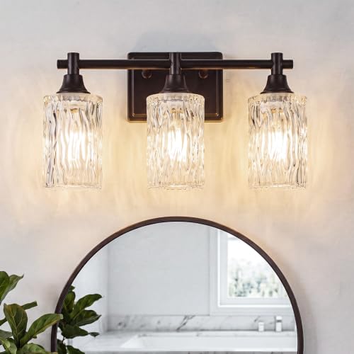 Modern 3 Light Bathroom Light Fixtures (Oil-Rubbed Bronze / 3-light)