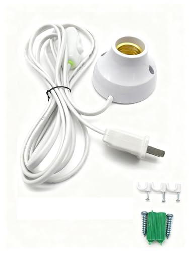 E27 Light Bulb Socket with On