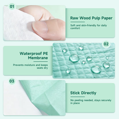 Disposable Toilet Seat Covers (Waterproof-70 PCS)
