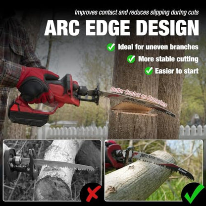 Arc Edge Reciprocating Saw Blades