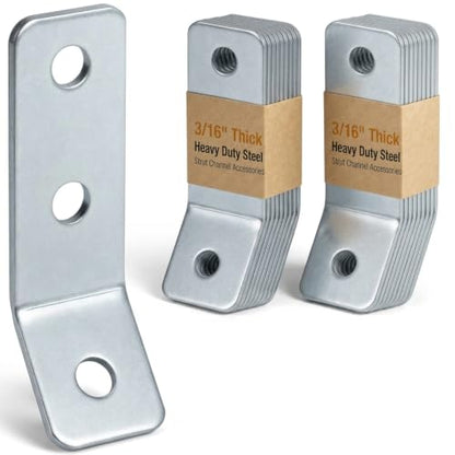 20 Pack 3 Hole 45 Degree Strut Bracket (3-Hole 20 Packs)