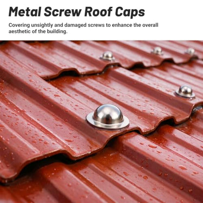 50 Pcs Metal Roof Screw Caps