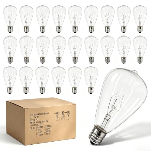 ST38 LED Replacement String Light Bulbs
