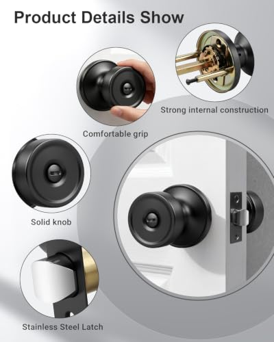 Black Interior Door Knobs