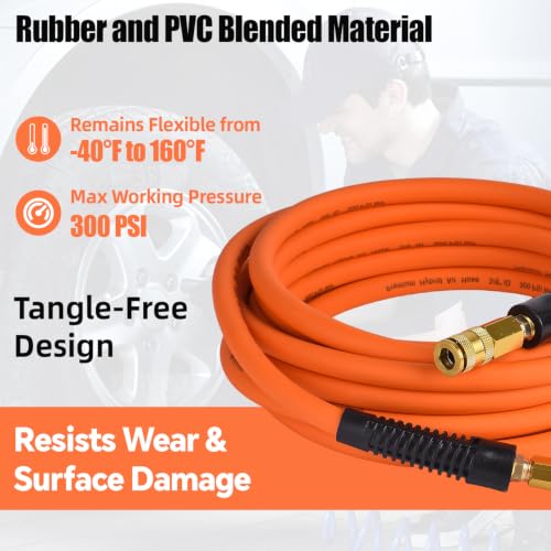 Orange Yellow Hybrid Air Hose