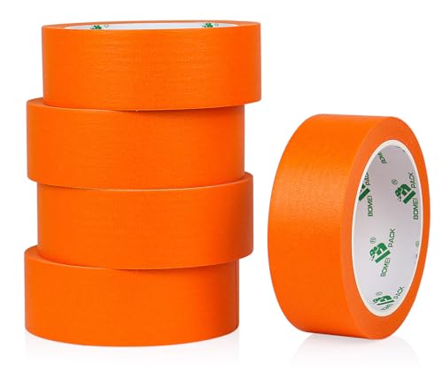 1.5 Inch Wide Masking Tape (Orange)