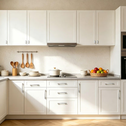 5 Inch Brushed Nickel Cabinet Pulls Kitchen Cabinet Handles (5 Inch (128mm) Hole Center / Bruhed Nickel)