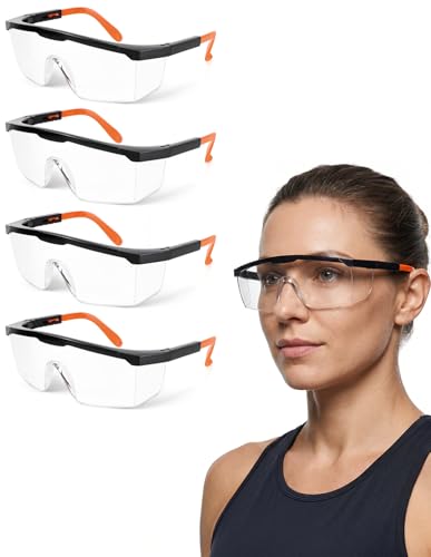 Safety Glasses 4 Pack