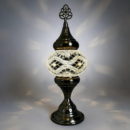 Turkish Desk Lamp with Bronze Base