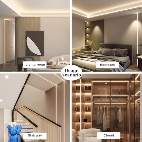 10 Pack U Shape Recessed LED Aluminum Channel