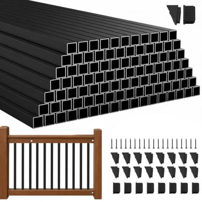 101 Pack 32" Square Aluminum Deck Balusters (32 Inch)