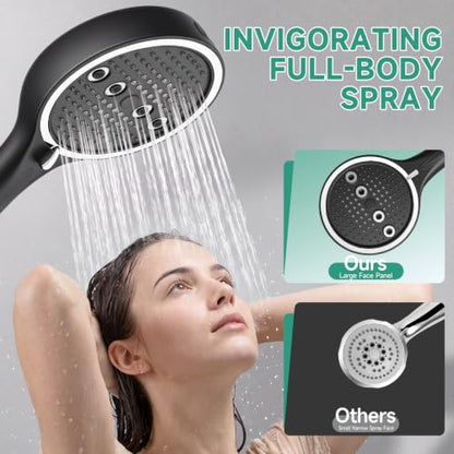 6 Mode High Pressure Handheld Shower Head
