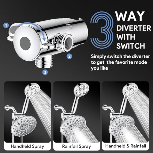 Shower Head with Handheld Combo