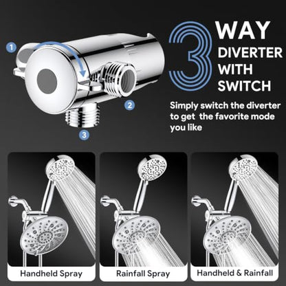 Shower Head with Handheld Combo
