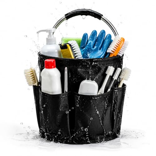 17L Foldable Cleaning Caddy with Handle