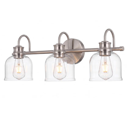 3 Lights 24" Bathroom Vanity Light Fixtures (Brushed Nickel / 3 Lights)