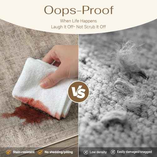 Taupe 2x8 Neutral Runner Rugs for Hallway (Taupe / 2' x 8' (Runner))