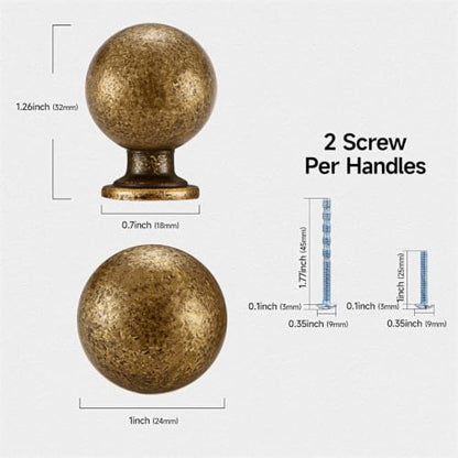 1 Inch Cabinet Knobs